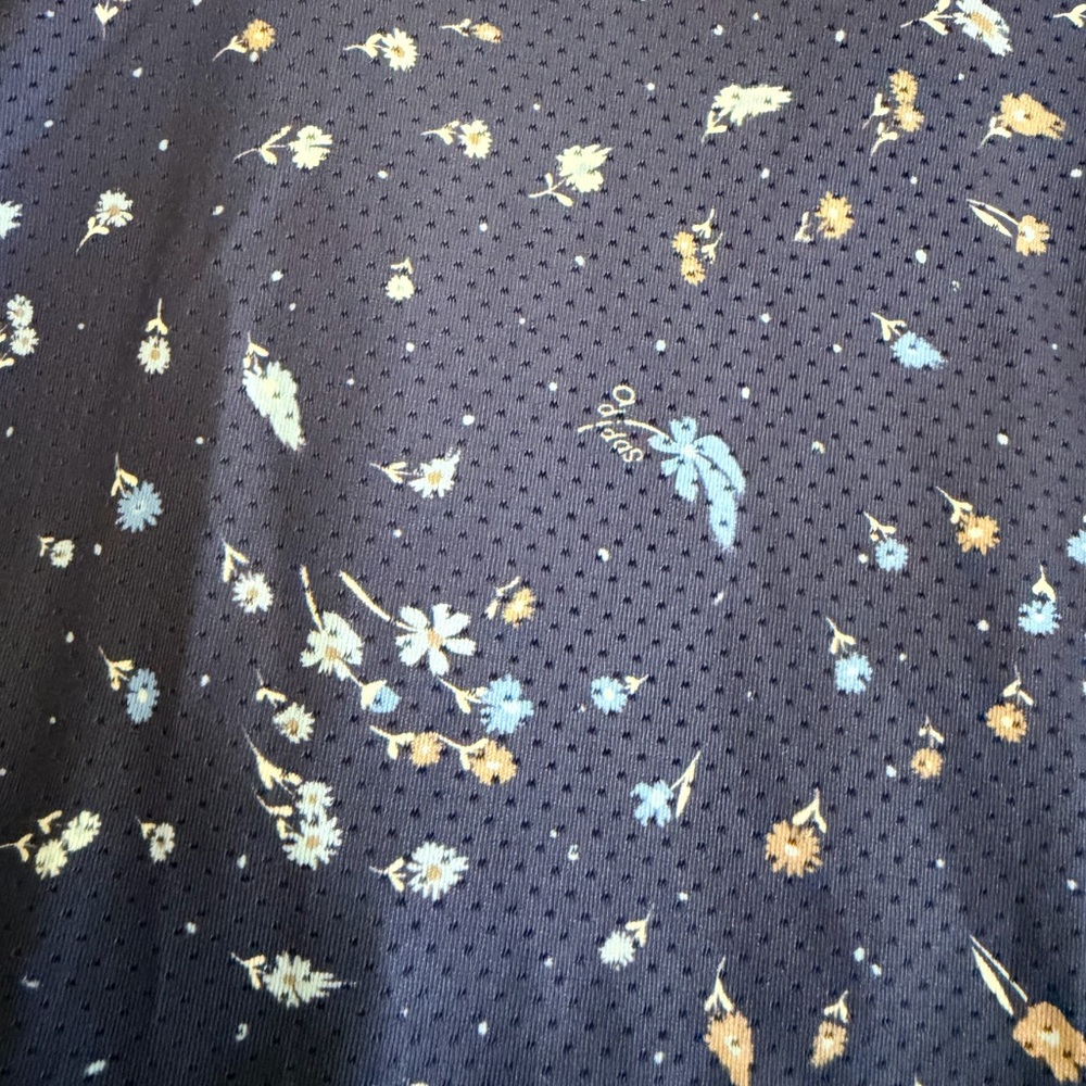NWT Adidas Big Kid Girls Mid Rise Slim Fit Multi Blue Floral Skort Size Large 14 - Picture 5 of 7